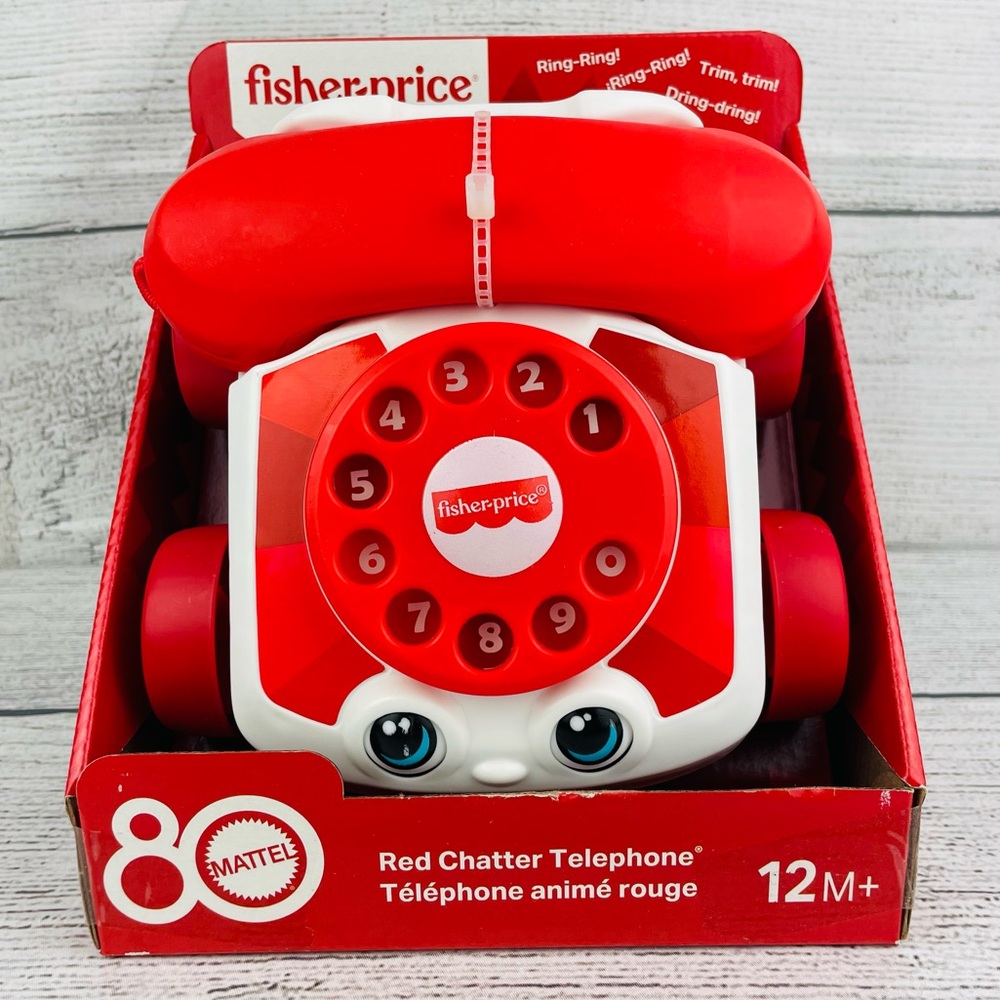 Fisher Price Chatter Phone Pull Along Baby Toddler Toy - NEW